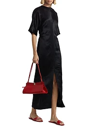 Ruby Fitted Short-Sleeve Dress