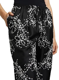 Markos Silk Pull-On Pants