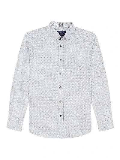 Dorsey Printed Button-Front Shirt