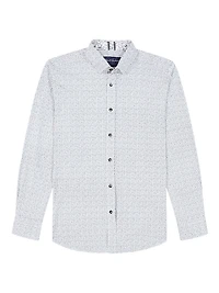 Dorsey Printed Button-Front Shirt