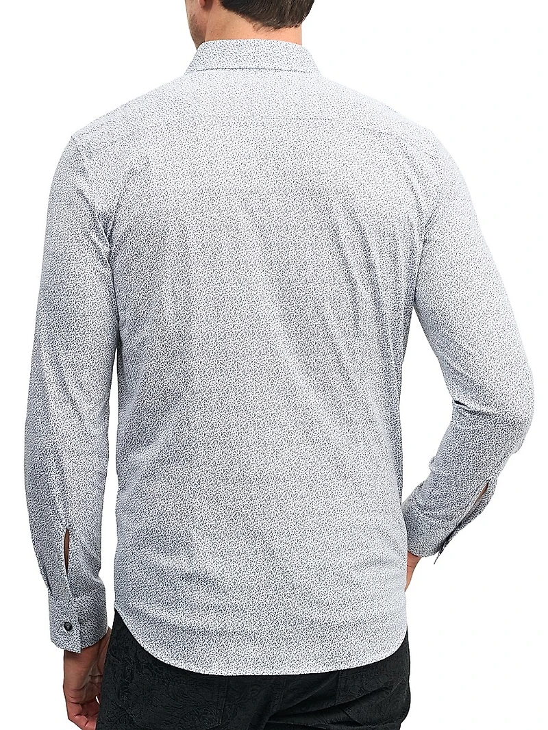 Dorsey Printed Button-Front Shirt