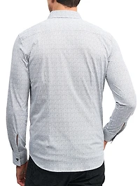 Dorsey Printed Button-Front Shirt