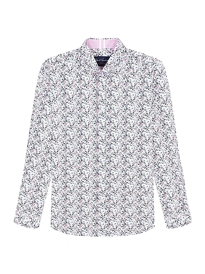 Avalos Printed Button-Front Shirt