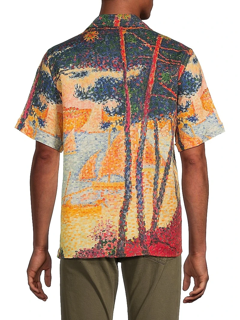 Sailboat Linen Shirt