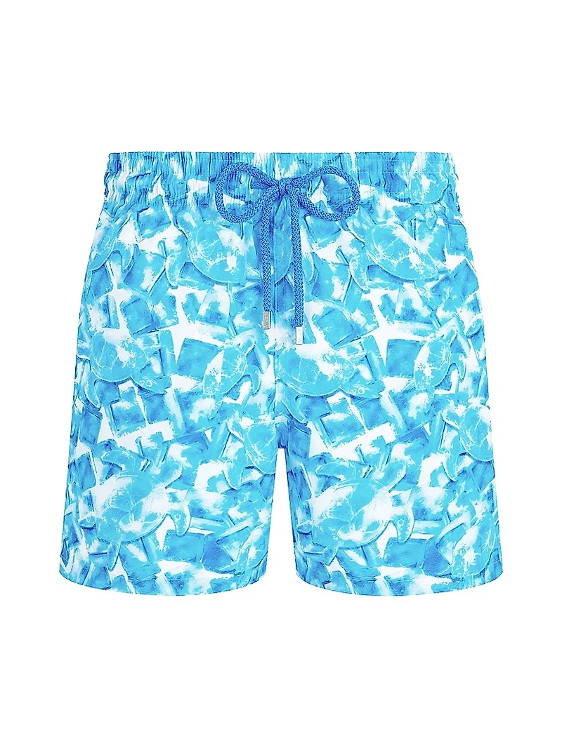 Abstract Turtles Swim Shorts
