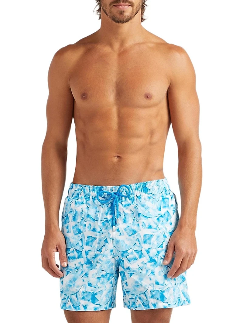 Abstract Turtles Swim Shorts