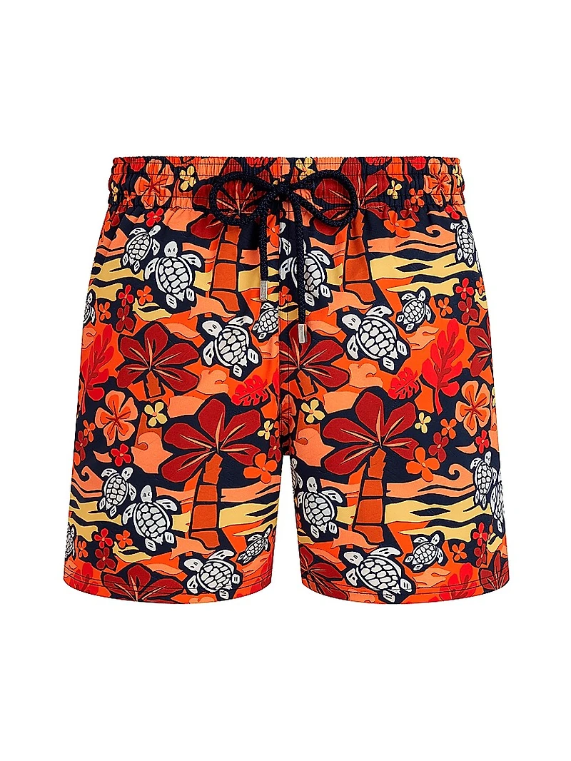 Turtles & Palm Trees Swim Shorts