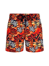 Turtles & Palm Trees Swim Shorts