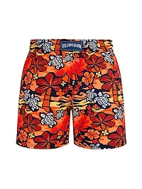Turtles & Palm Trees Swim Shorts