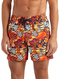 Turtles & Palm Trees Swim Shorts