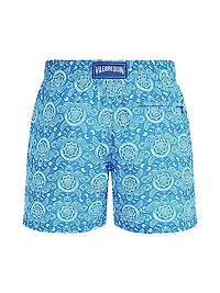 Graphic Turtle Swim Shorts