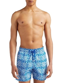 Graphic Turtle Swim Shorts