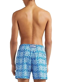 Graphic Turtle Swim Shorts