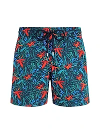 Tropical Flower Swim Trunks