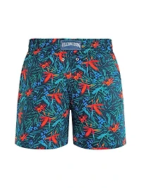 Tropical Flower Swim Trunks