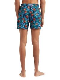 Tropical Flower Swim Trunks