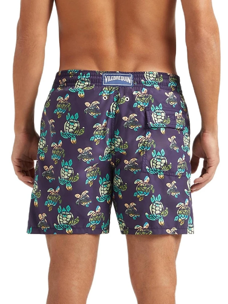 Landscape Turtles Swim Shorts