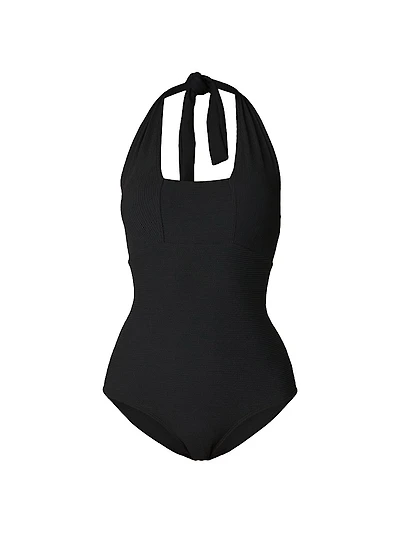 Halter Square Neck One-Piece Swimsuit