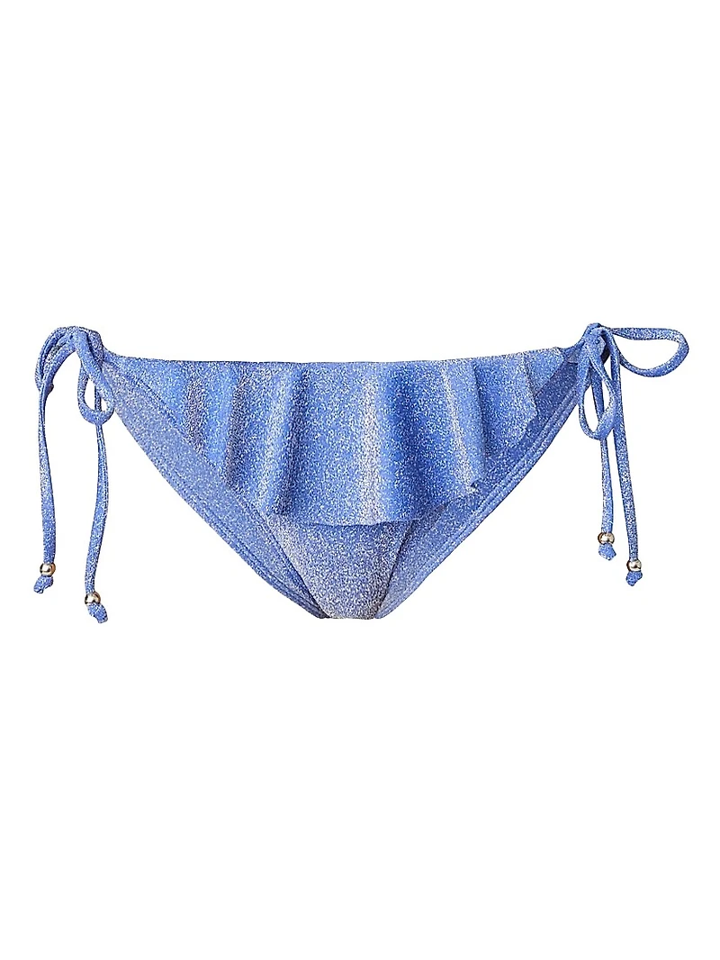 Sparkle String Ruffle Bikini Bottom