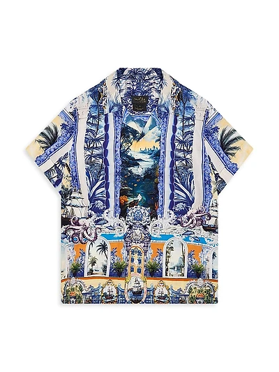 Little Boy's & Song Of Saint Anthony Short Sleeve Shirt