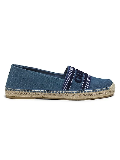 Plain Spain Denim Espadrilles