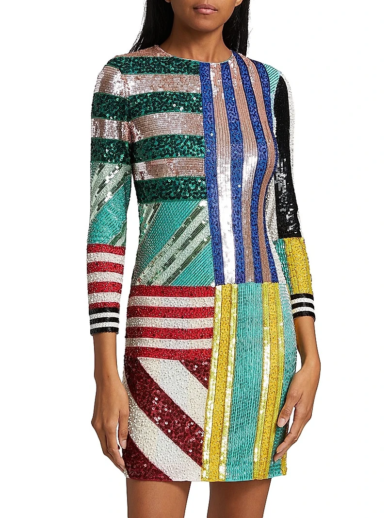 Delora Embellished Minidress