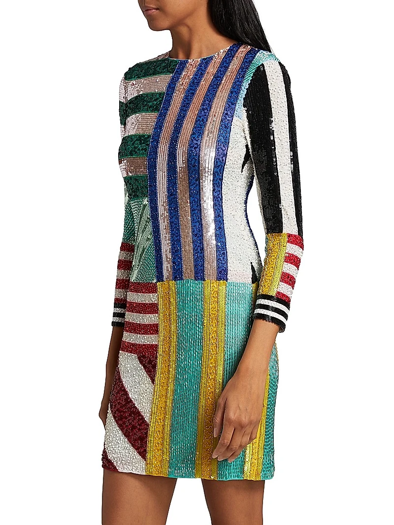 Delora Embellished Minidress