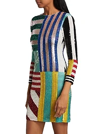 Delora Embellished Minidress