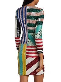 Delora Embellished Minidress