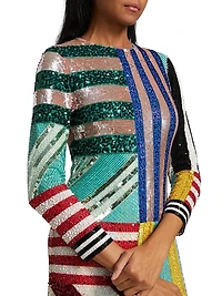 Delora Embellished Minidress