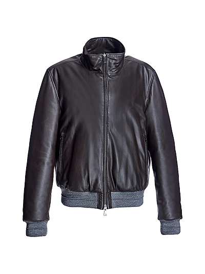 Men's Reversible Leather Jacket