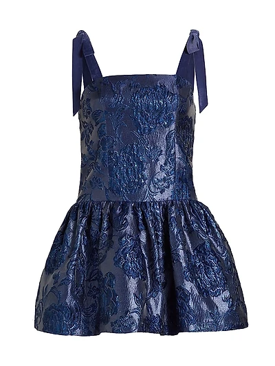 Maryann Floral Satin Minidress