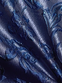 Elana Floral Brocade Mini Skirt