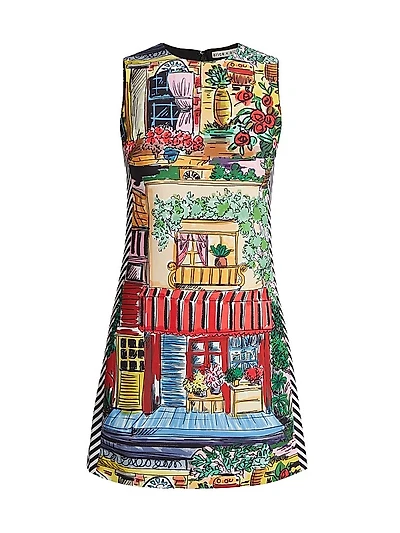 Coley Printed Sleeveless Minidress