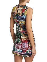 Coley Printed Sleeveless Minidress