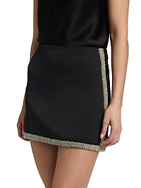 Riley Embellished A-Line Skirt