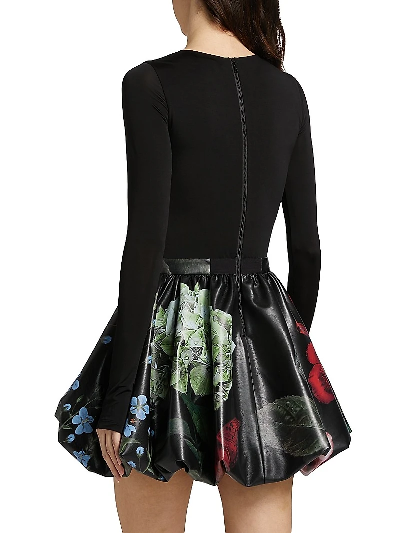 Chara Floral Bubble Minidress