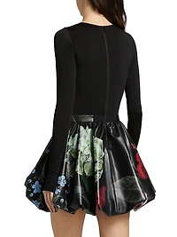Chara Floral Bubble Minidress