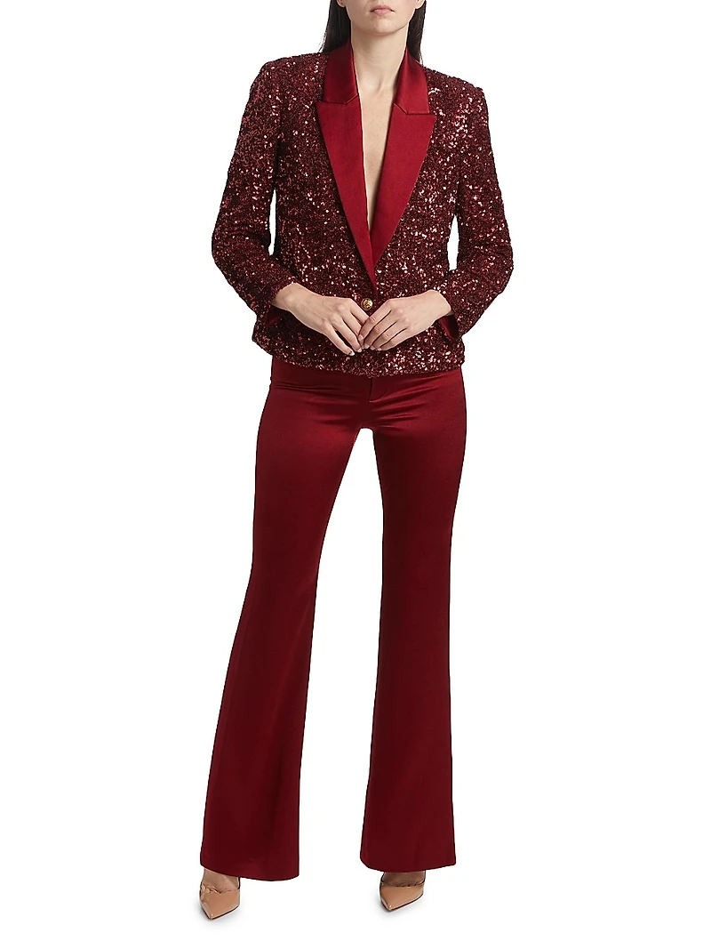 Devyn Sequin Short Blazer