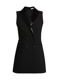 Carlena Sequined Blazer Minidress
