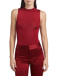 Nichol Turtleneck Sleeveless Bodysuit