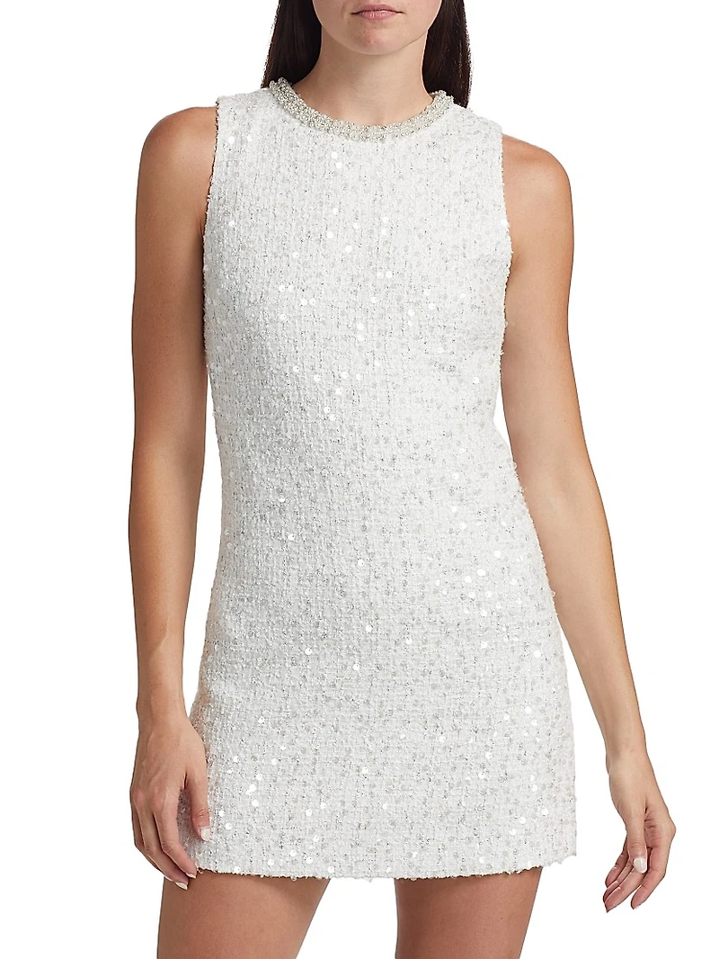Coley Embellished Slim-Fit Minidress