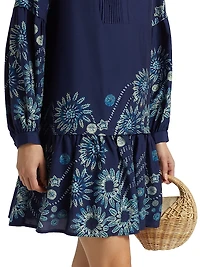 Frannie Floral Pleated Minidress