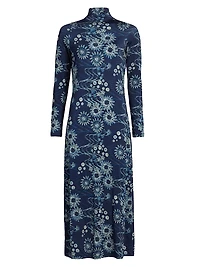 Paxton Floral Jersey Maxi-Dress