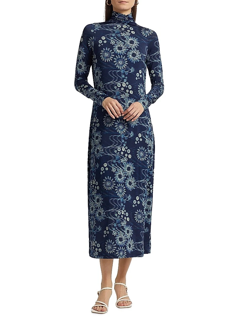 Paxton Floral Jersey Maxi-Dress