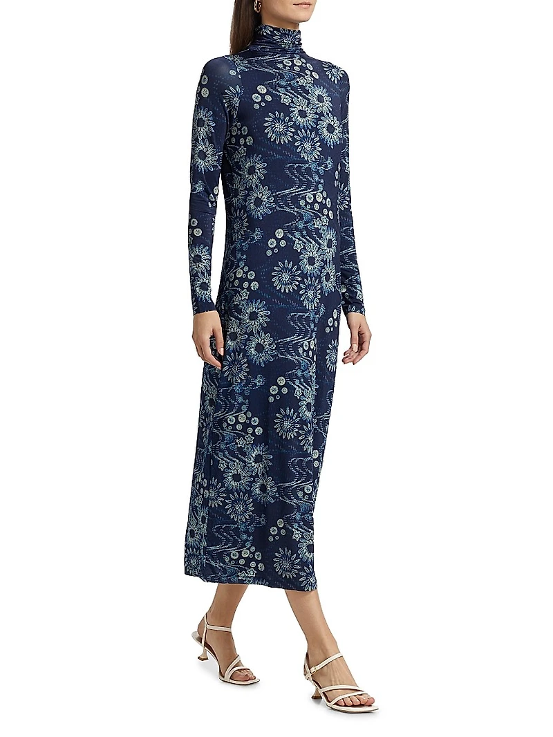 Paxton Floral Jersey Maxi-Dress