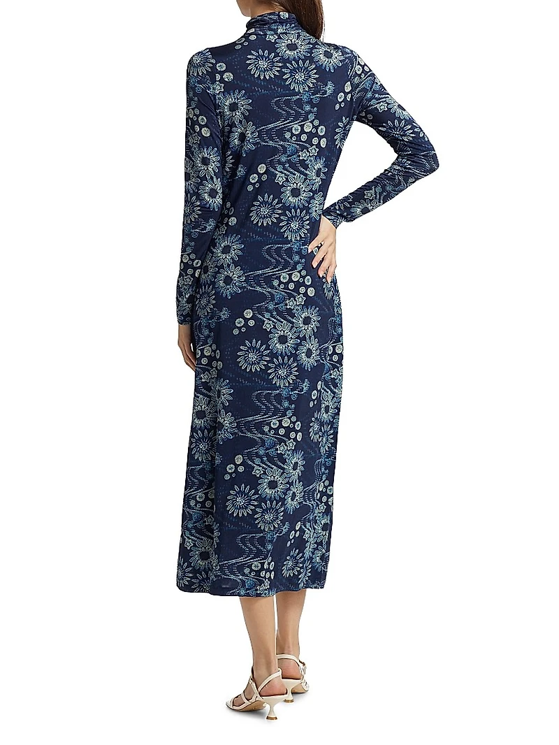 Paxton Floral Jersey Maxi-Dress