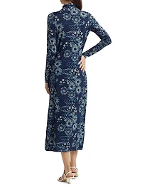 Paxton Floral Jersey Maxi-Dress