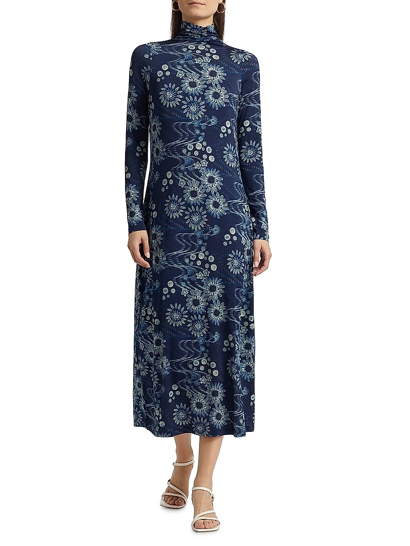 Paxton Floral Jersey Maxi-Dress