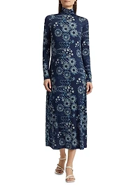 Paxton Floral Jersey Maxi-Dress